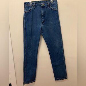 Wrangler 36x36 Western Blue Men's Jeans